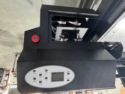 DTG printer panel