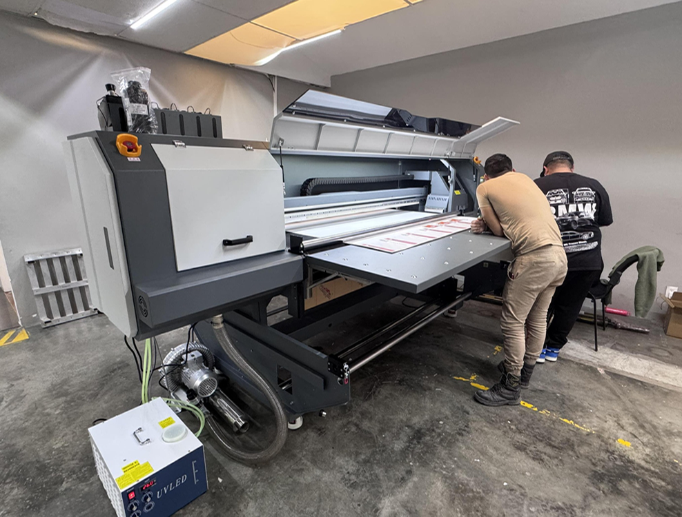 Banner printing machine