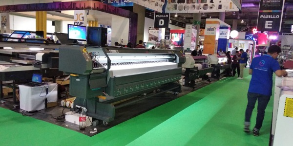 Konica 512i solvent printer